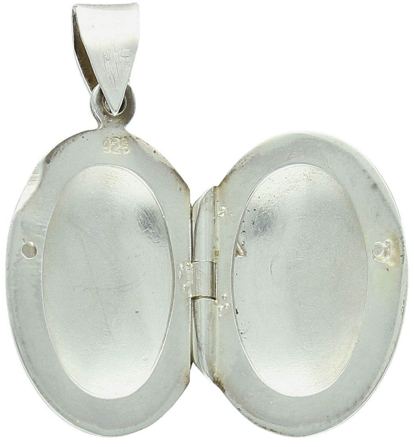 Zawieszka puzderko otwierane owalne próba 925, W 2268 Elegancka zawieszka puzderko otwierane w kształcie owalu, wykonana z wysokiej jakości srebra próby 925.1.jpg